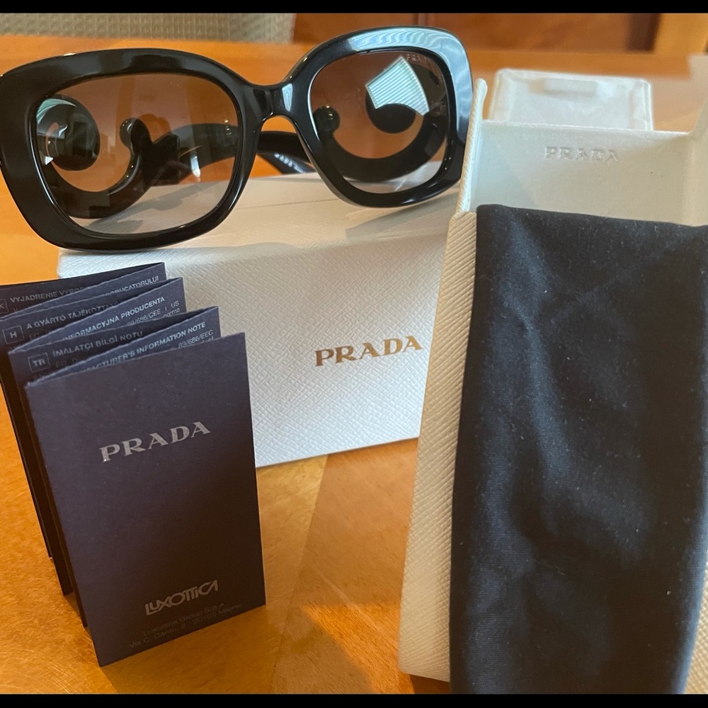 PRADA Sunglasses with Box/Case - Black; SPR 270